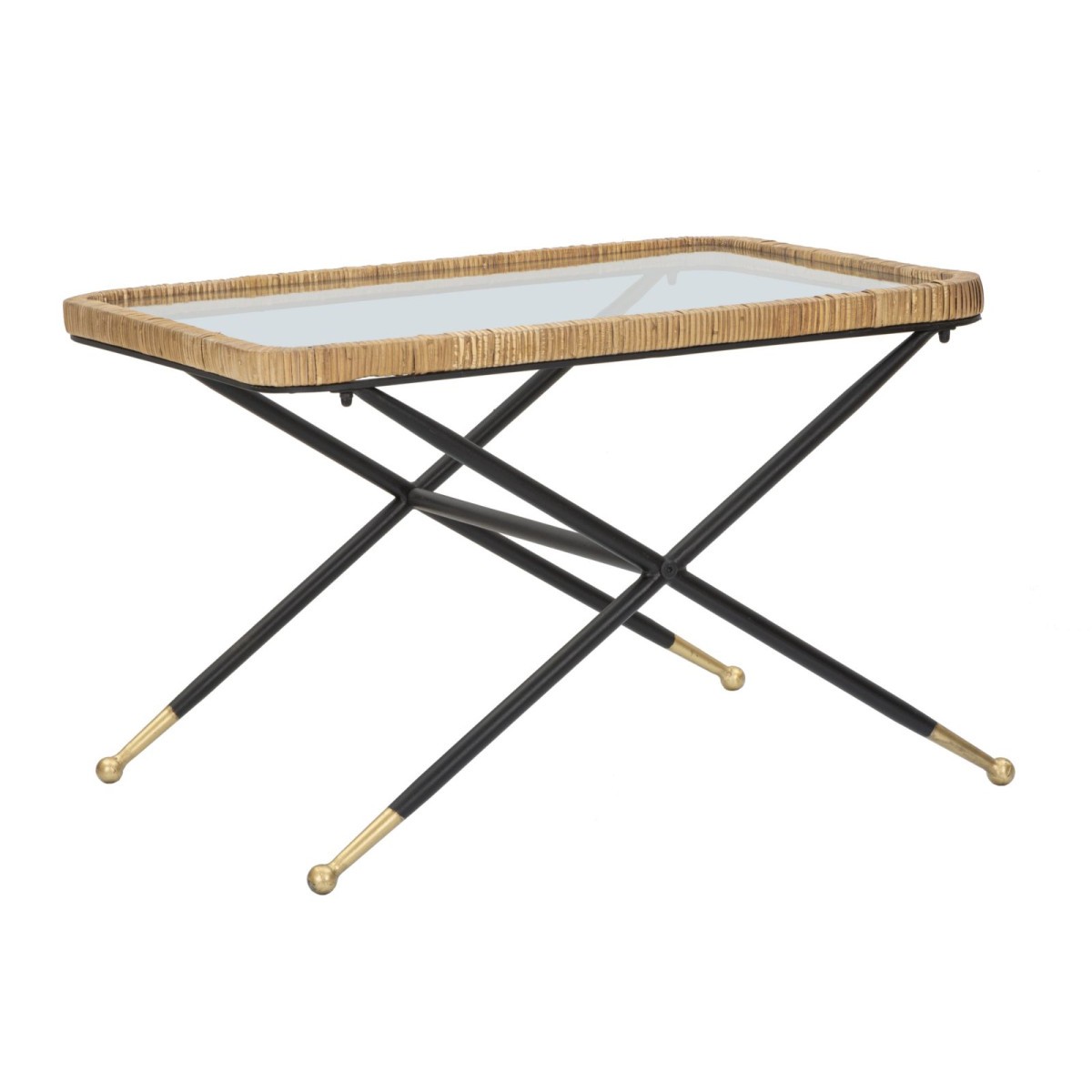 Salon trop terne ? Table basse St Barth 70cm multicolore pour raviver votre déco