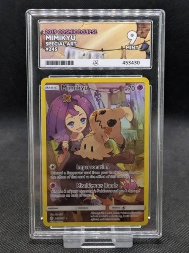 Mimikyu 245/236 Cosmic Eclipse Pokémon Ace Graded 9 Pokémon