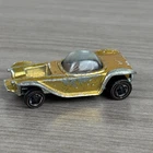 Vintage Hot Wheels 1968 Redline Beatnik Bandit Gold Tan Int Missing Engine US