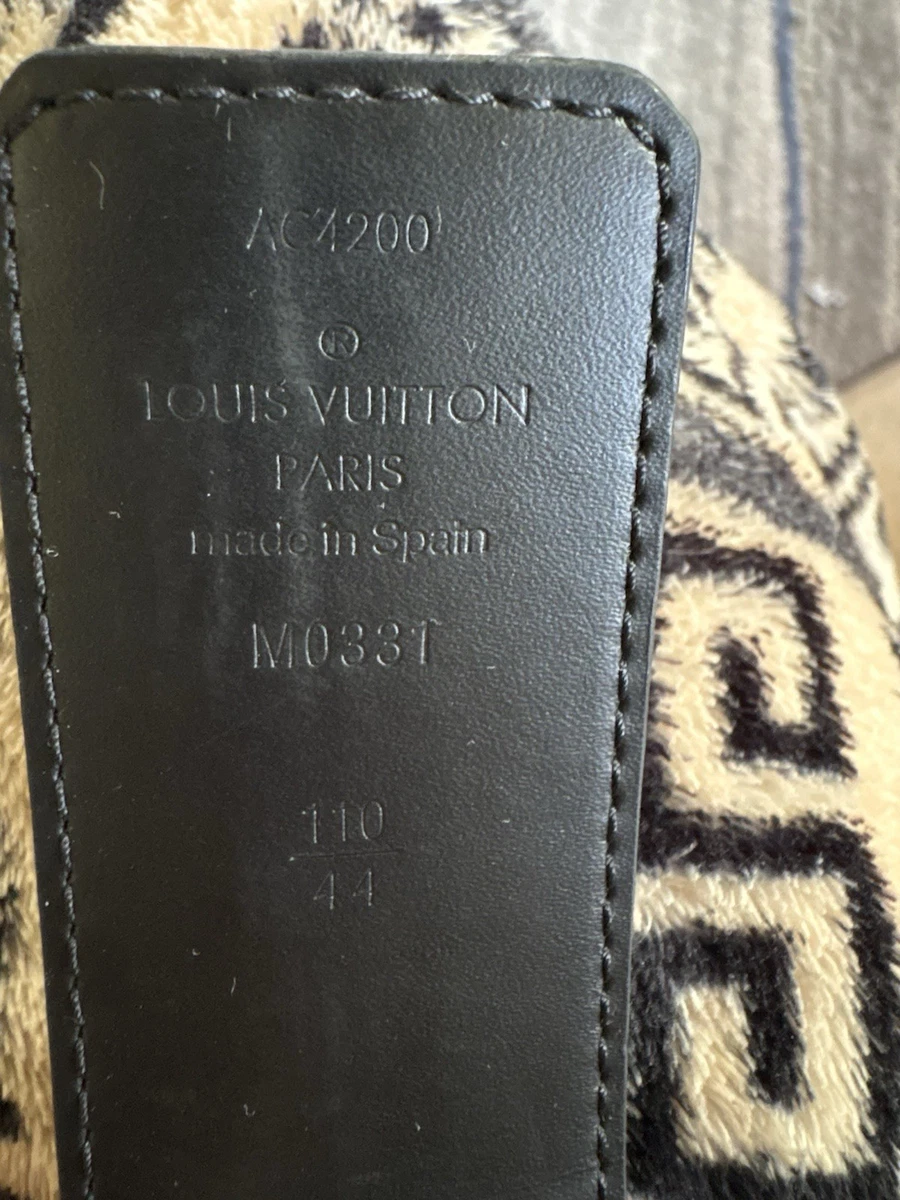 Louis Vuitton Leather Black Belts for Men for sale | eBay