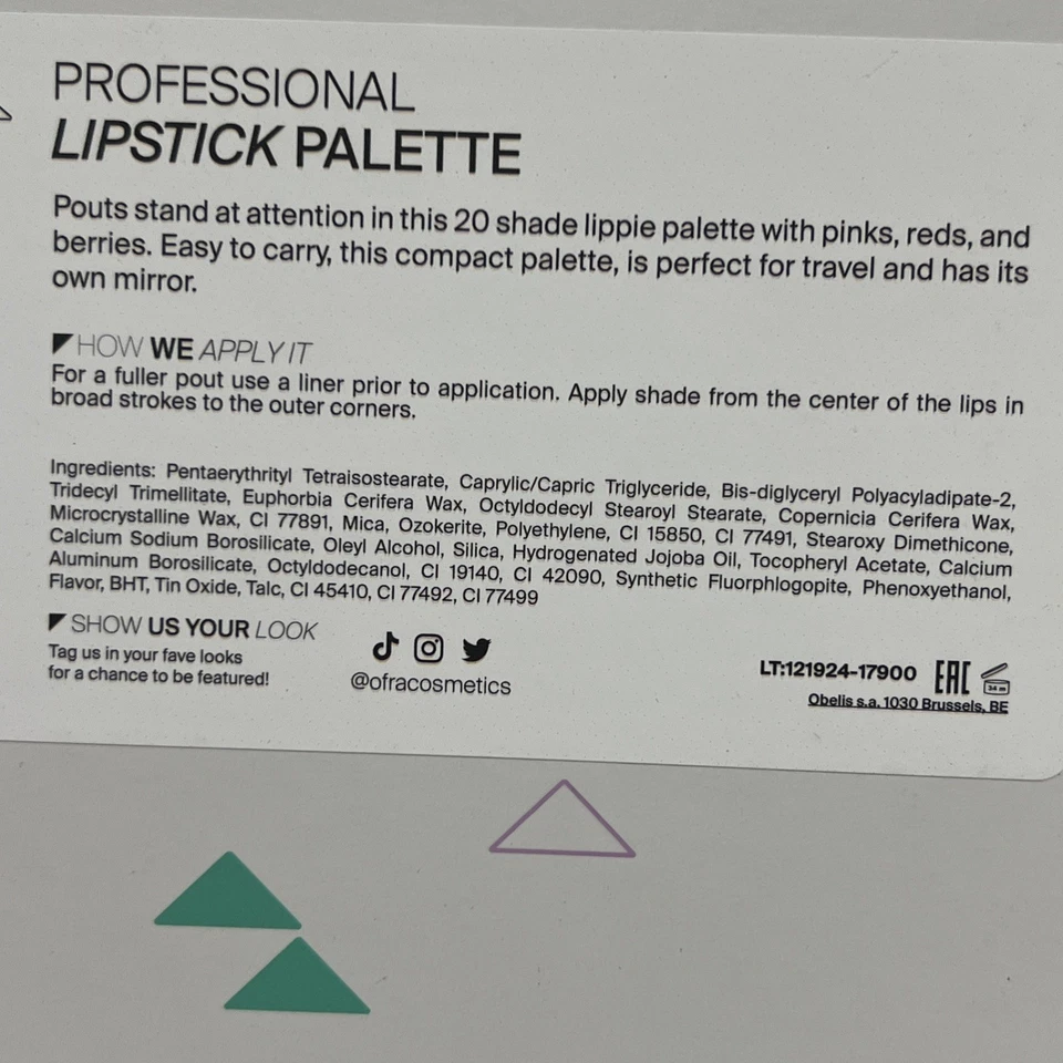 OFRA Pro Palette Professional Lipstick Palette With Mirror  NEW - Image 4 of 4