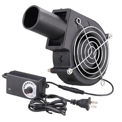 120Mm BBQ Fan 12V 4.72In Blower Brushless with 110V/120V Variable Speed