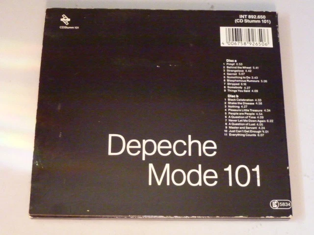 Depeche Mode - 101 2 Cds Sammlungsauflösung Zustand sehr gut - Bild 2 von 2