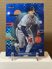 2025 Finest #140 Nacho Alvarez Jr. Blue Checkerboard RC  #/75 🔥🔥