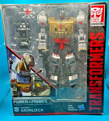 Transformers Power of the Primes Voyager GRIMLOCK dinobots MIB