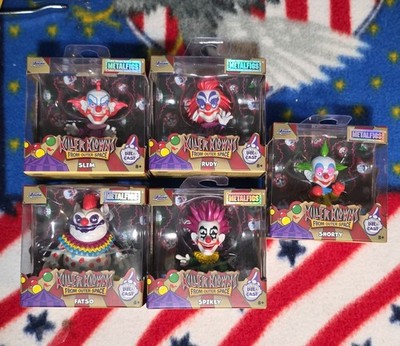 Killer Klowns From Outer Space MetalFigs Full set  Slim Rudy Shorty Fatso Spikey