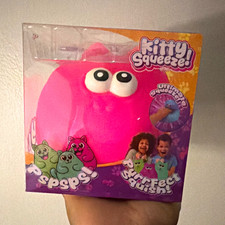 Kitty Squeeze Pink Cat Squishy Squeeze Tactile Toy Ages 3 4-7 8-11 12-16 17