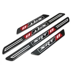 Dodge SRT-8 Black Carbon Fiber Universal Door Sill Protector Kick Plates