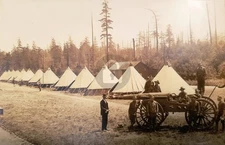 Fort Flagler WA Washington coast artillery siege gun RPPC Photo Postcard COPY