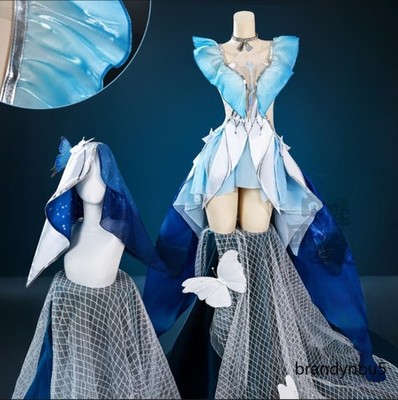 Wuthering Waves Game Cosplay The Shorekeeper Costume Suit With Wig Gift