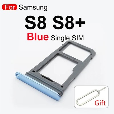 Sim Card Tray and MicroSD Card Tray For Samsung Galaxy S8 S8 Plus S8+ Replace