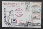 1964 BATTLE OF FALKLAND ISLANDS ANNIV ILLUS FDC HMS PROTECTOR SHIPS OFFICE CACHE