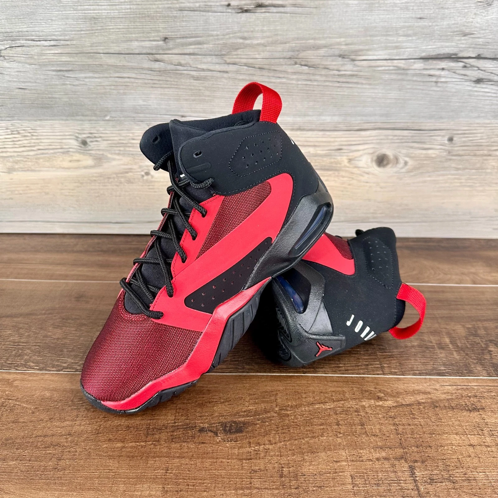 Nike Air Jordan Lift Off Bred GS Size 7Y Black Gym Red White AR6346 002