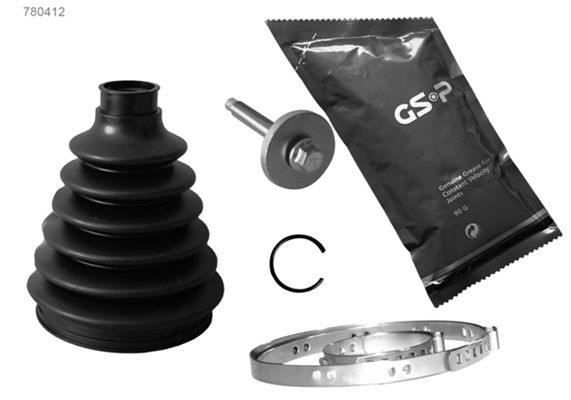 Fits GSP 780412 Half-axis bearing (grenade) rubber  ⭐UK Stock⭐