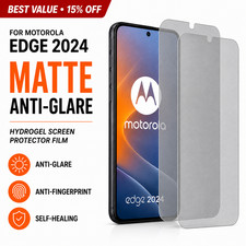 Motorola Edge 2024 Anti-Glare Matte Screen Protector Hydrogel 3 5 Pack