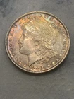 1896 Morgan Silver Dollar $1 Coin Business Strike 0.9 Fineness toner 🌈