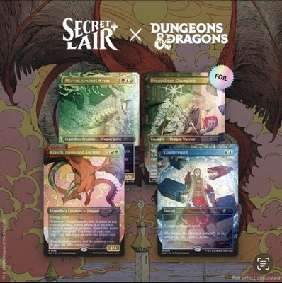 MTG Magic The Gathering Secret Lair x Dungeons & Dragons Whispers FOIL Presale 