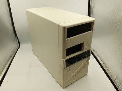 Unbranded Vintage Retro Beige ATX Mid Tower Desktop Computer PC Case Sleeper -RR