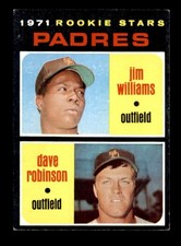 1971 Topps #262 Jim Williams/Dave Robinson Padres Rookies EX/EX+ X3697782