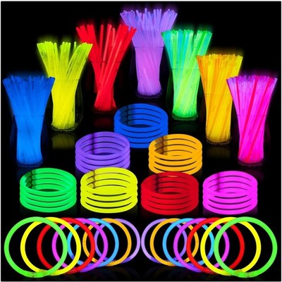 Knicklichter Set Kinder Party Leuchtstäbe Neon 100 Stück