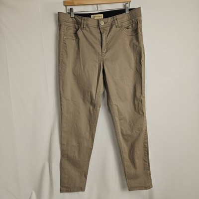 Democracy Size 16 Ab''solution Skinny Stretch Khaki Jeans Women's