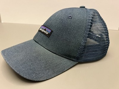 Patagonia P-6 Logo Trucker Hat Baseballkappe blau
