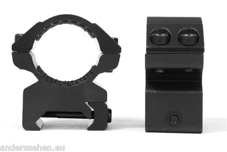 Hawke 22113 Ringmontage 25,4mm für Weaver Schiene mittel