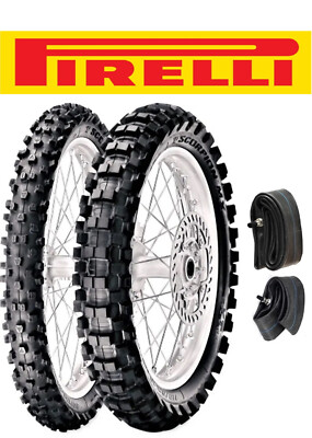 PIRELLI SCORPION MX EXTRA-X 80/100-21 & 100/90-19 TIRE SET +TUBES KTM