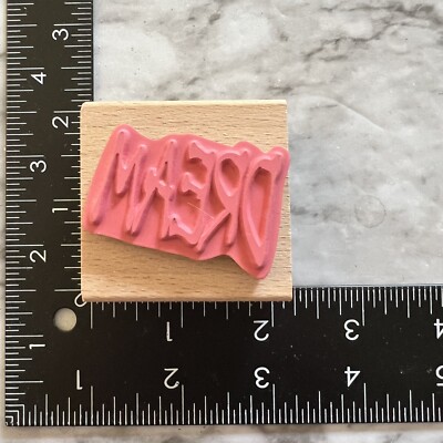 Rubber Stamp Dream by VAP Scrap Capital Letters Text Only