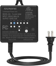 Low Voltage Transformer 60w Landscape Lighting Transformer With Timer And Photoc