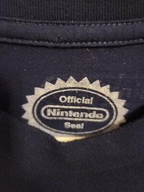 Nintendo NY Shirt Adult Medium Dark Blue Orange New York NES Controller Mens