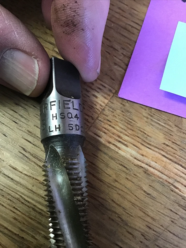 1/4-18  L.H.  Spiral TAPER PIPE TAP 1/4 NPT 1/4X18 BUTTERFIELD HSQ-4 (QTY: 1) - Image 3 of 4