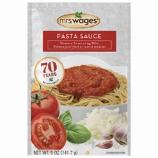 Mrs. Wages W538-J4425 5 Oz Pasta Sauce Tomato Seasoning Mix - Pack of 4