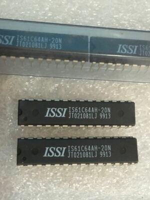 New ISSI IS61C64AH-20N 61C64 8K x 8 SRAM DIP28 X 1pc