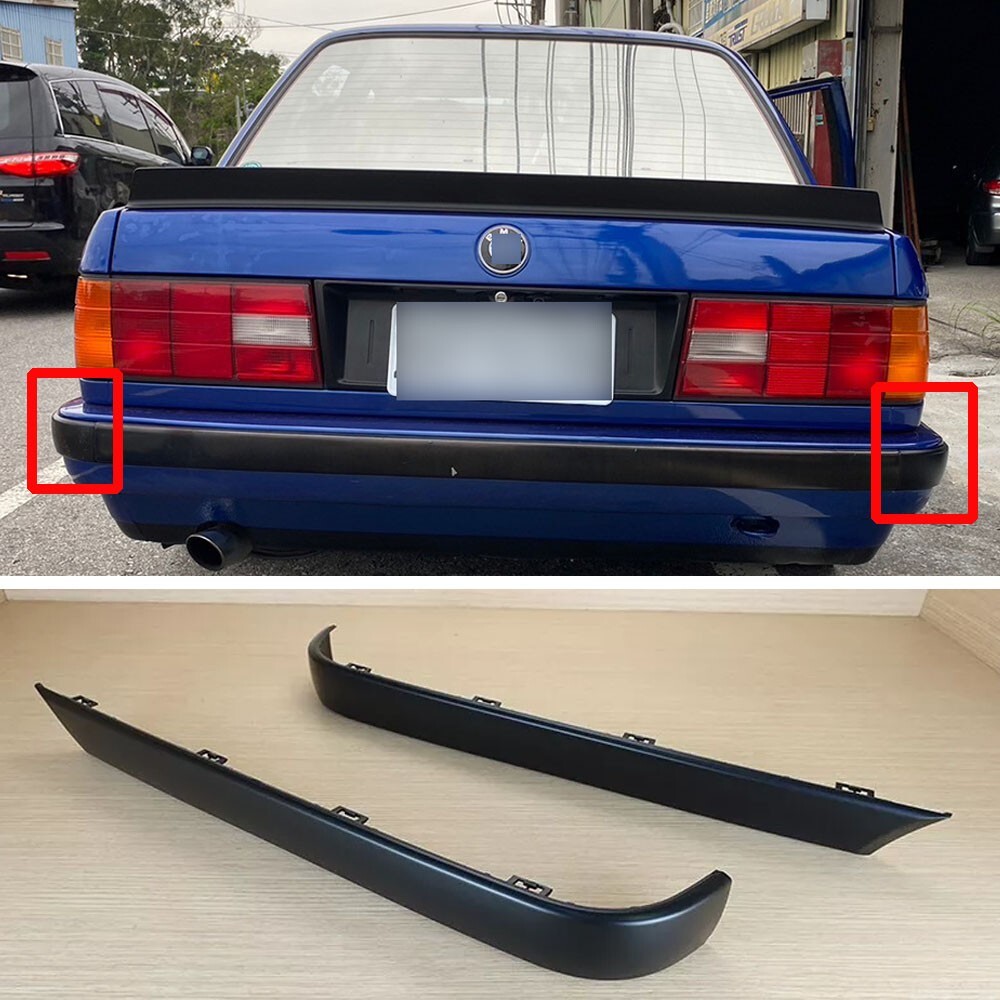 SASA Fit For 84-92 BMW E30 3-Series 318i 325i MT2 PU Front Bumper Lip Splitter E - Foto 7