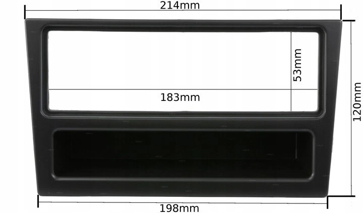 für OPEL Corsa C Vectra Combo Agila Omega B Radioblende Einbaurahmen Adapter ISO - Bild 3 von 4