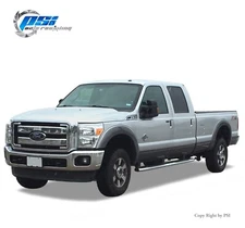 OE Style Fender Flares Fits Ford F-250, F-350 Super Duty 11-16 Paintable Finish