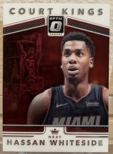 2017-18 Donruss Optic Basketball Court Kings Hassan Whiteside #10 Miami Heat