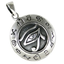 Horus Auge Anhänger Silber 925 Kettenanhänger Schmuck Amulett Ägypten b243