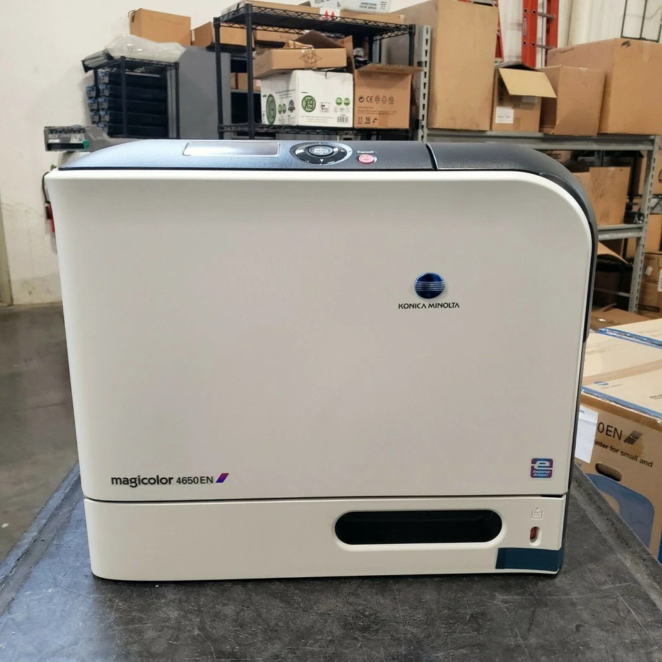 Konica Minolta Magicolor 4650EN Printer Brand NEW Missing All Supplies! AOOF011 - Image 2 of 4