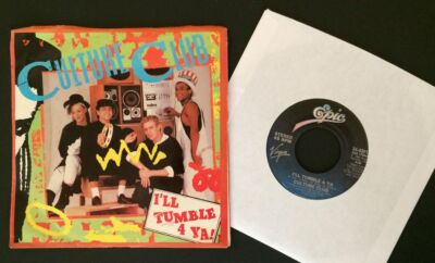 Culture Club ''I'll Tumble 4 Ya'/Mystery Boy'' Epic, 1982 PS, VG+