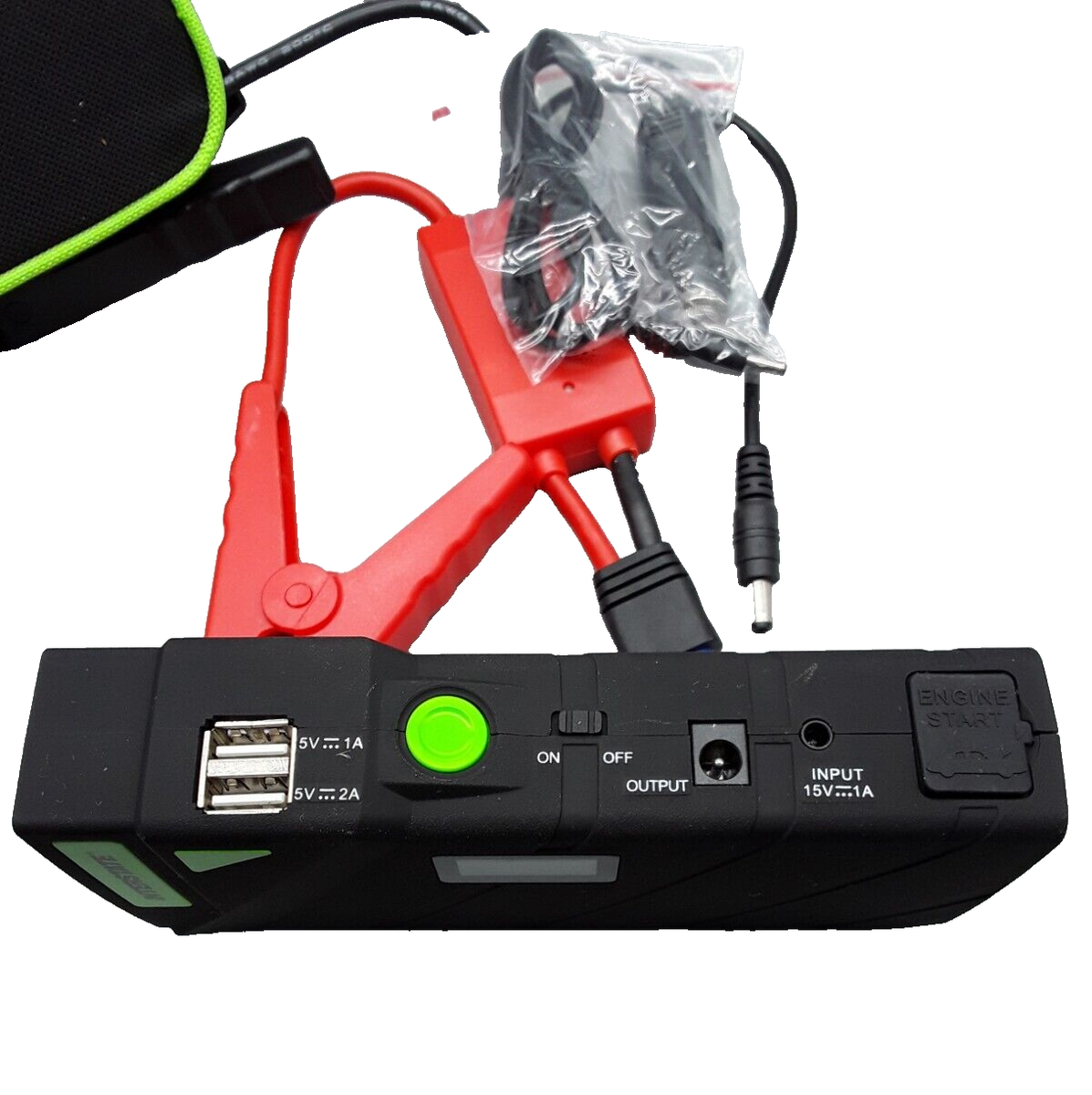Interstate Batteries JMP2500 Avviatore Di Emergenza 12V 1500A - Power Bank 25000mAh Con Cavi - 5