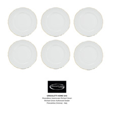 Richard Ginori Corona Oro - Set 6 Piatti Piani cm 26,5 - Rivenditore