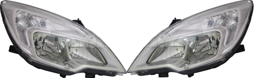 2X PHARE AVANT GAUCHE + DROIT ÉLECTRIQUE H4 CHROME BERLINGO PARTNER 02-08 EUR 144,99 - FR