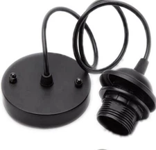  Ceiling Rose Pendant With Lamp Holder fitting Accessories Kit Set For E26/E27