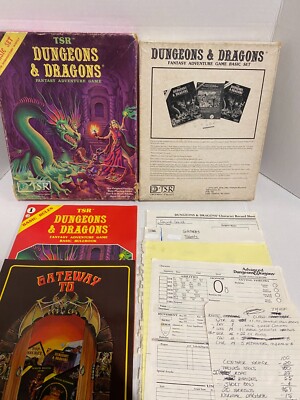DUNGEONS & DRAGONS BASIC SET 1981 TSR 1011 - Missing items --- READ DESCRIPTION