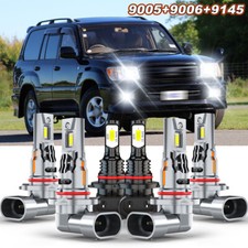 For Toyota Land Cruiser 1998-2007 Led Headlight Hilo Fog Light Bulb Kit 6000k