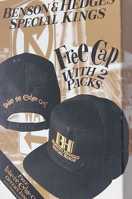 Vintage Benson and Hedges Take the Edge Off Cigarette Snap Back Hat