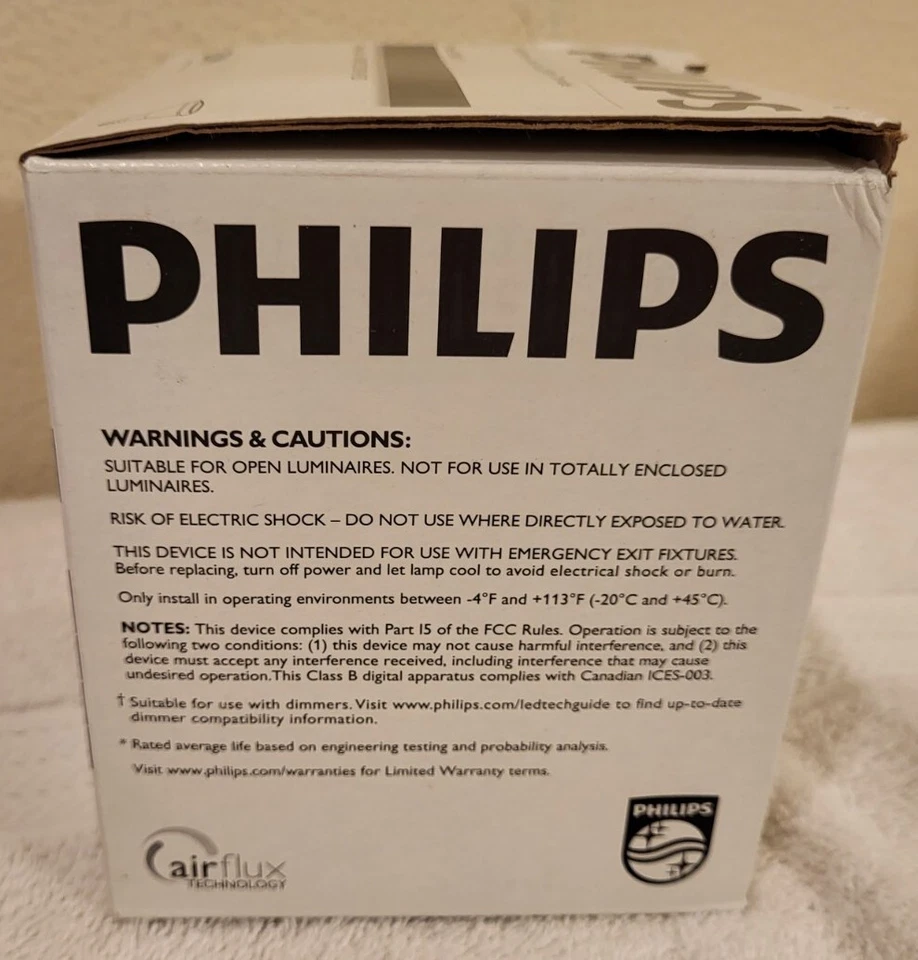 Philips • PAR38 25° • Dimmable • 13W • Warm White • LED Floodlight Bulb(s) • NIB - Image 4 of 4