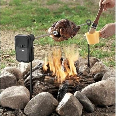 Grizzly Spit Camp Fire Or Pit Bbq Rotisserie Ebay